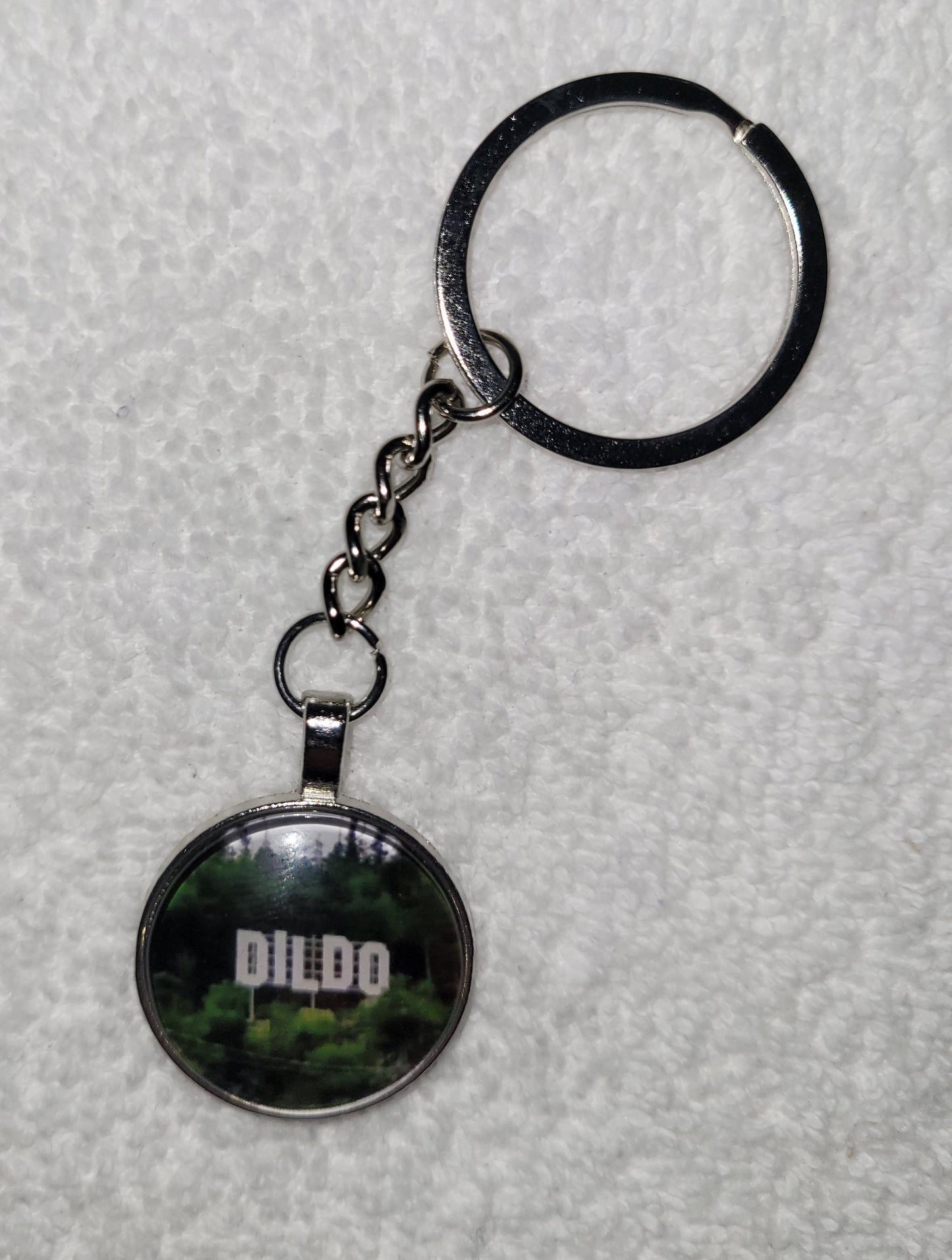 Key chain, Dildo Hill Sign
