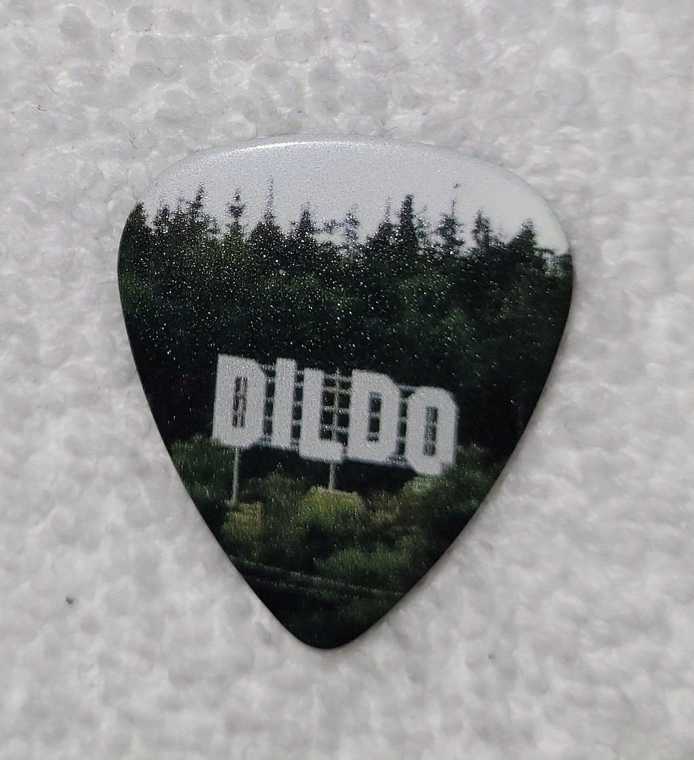 Dildo Hill Sign Logo Guitar Pick