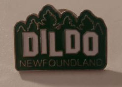 Dildo Hill Sign Lapel Pin
