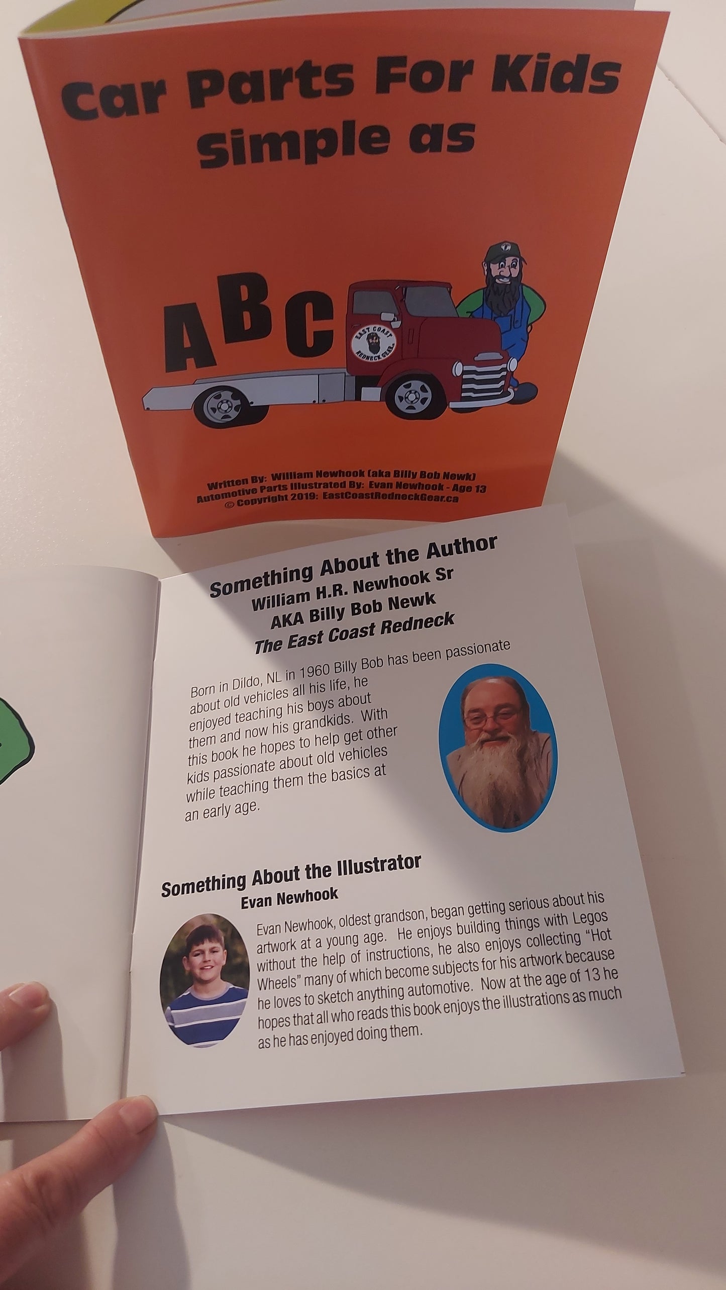 Car Parts for kids, Simple as ABC. A learning tool for children.