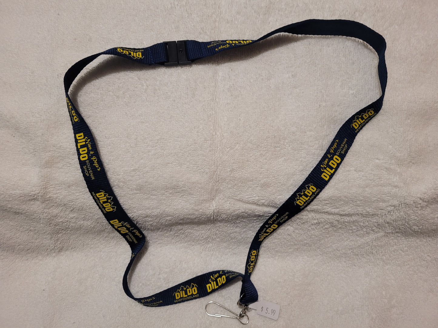 Nan and Pop's Dildo Souvenir Shop Lanyard In 3 Colours