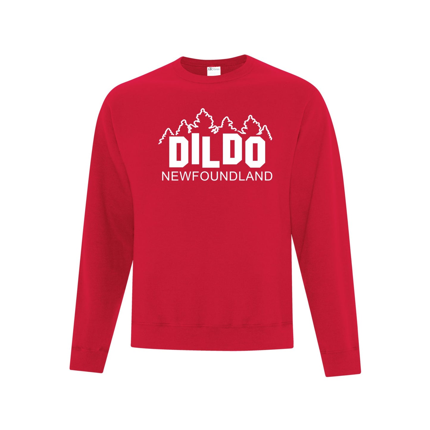 Dildo Sign Crew Neck Fleece In 2 Colours