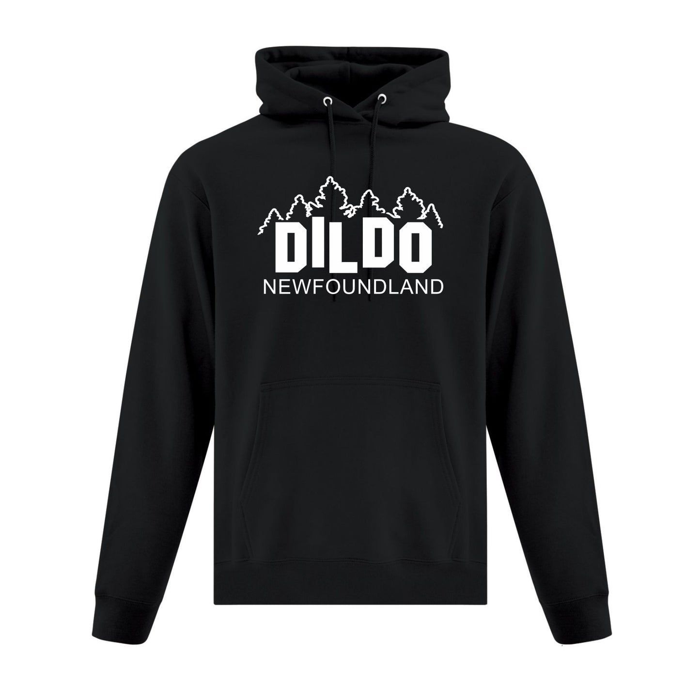 Dildo Sign Pull Over Fleece Hoody In 2 Colours