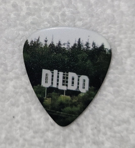 Dildo Hill Sign Logo Guitar Pick