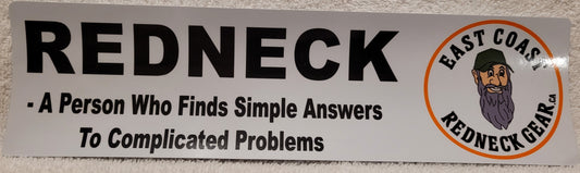 Redneck definition bumper sticker