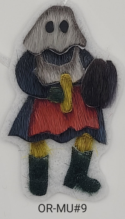 Seal Skin Mummer Ornament OR-MU#9