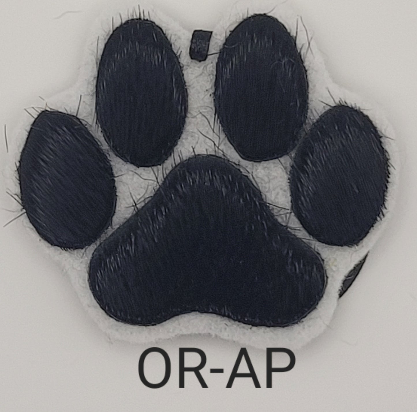 Seal Skin Paw Print Ornament OR-AP