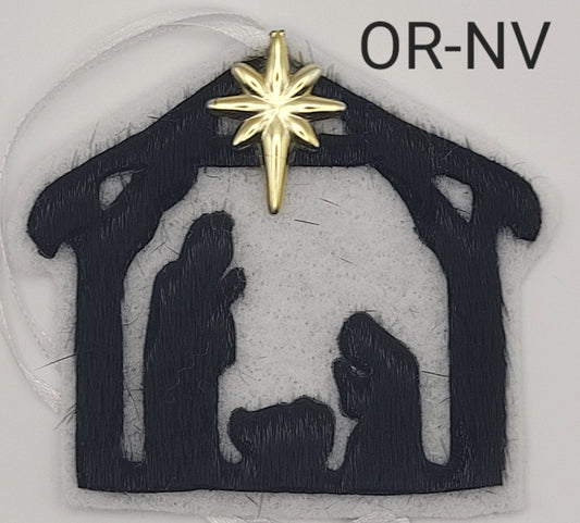 Seal Skin Nativity Scene OR-NV
