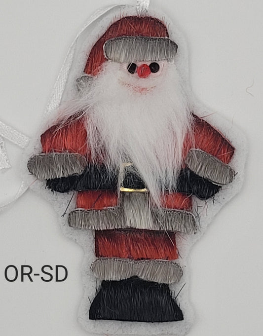 Seal Skin Standing Santa OR-SD