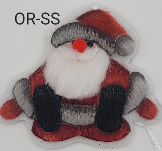 Seal Skin Sitting Santa OR-SS