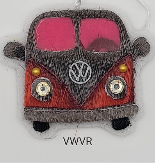 Seal Skin VW bus red VWVR