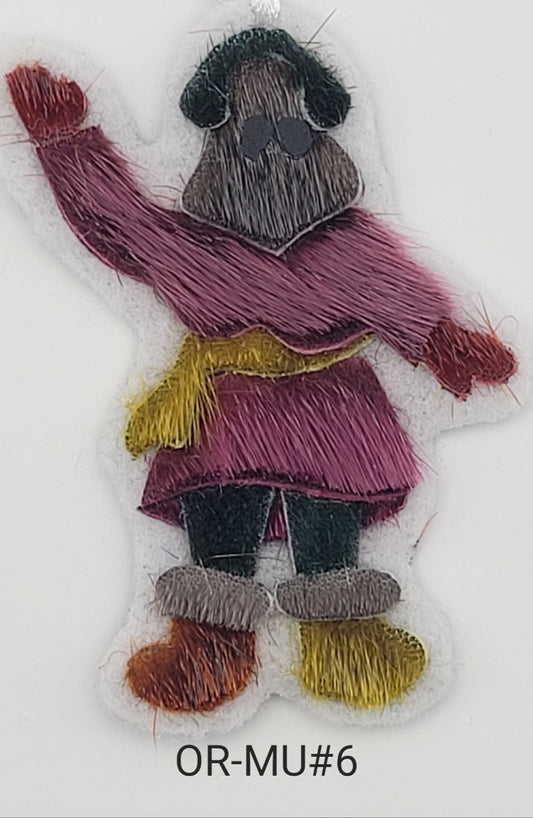 Seal Skin Mummer Ornament OR-MU#6