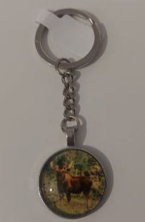 Key chain with moose,